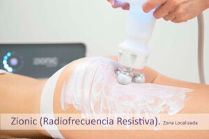 Zionic (Radiofrecuencia Resistiva), en Zona Localizada. Centro Dermoestético Las Canteras. La Laguna.